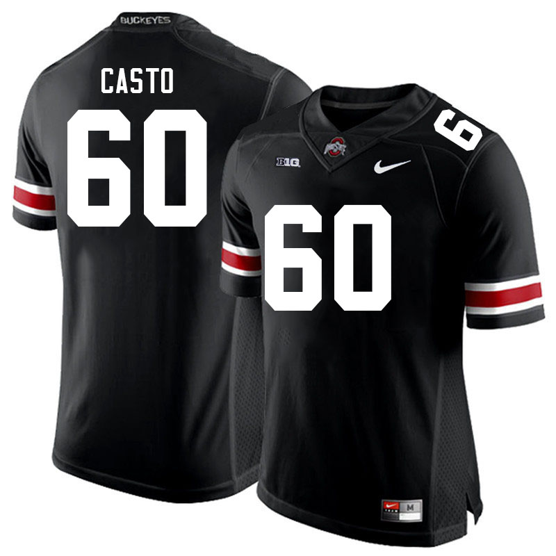 Ohio State Buckeyes #60 Cade Casto College Football Jerseys Stitched Sale-Black